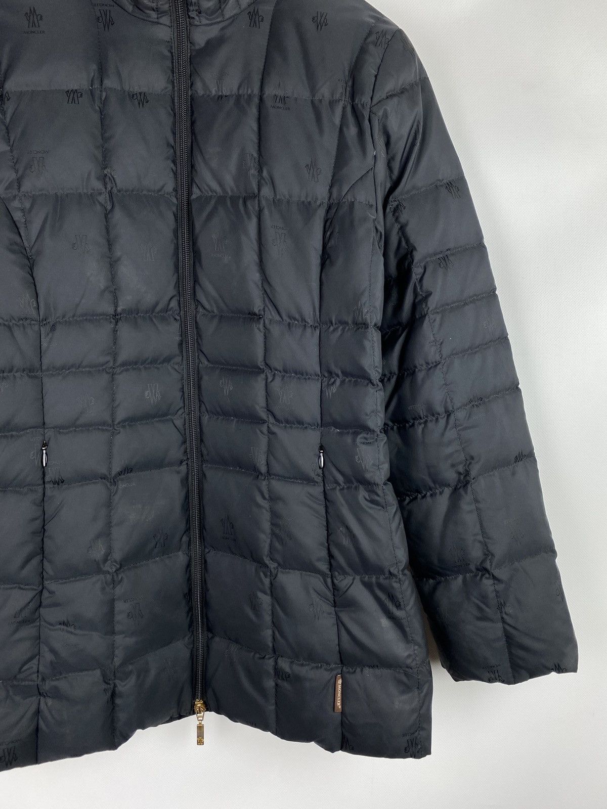 Moncler Moncler vintage multilogo monogram quilted down jacket Size S / US 4 / IT 40 - 2 Thumbnail