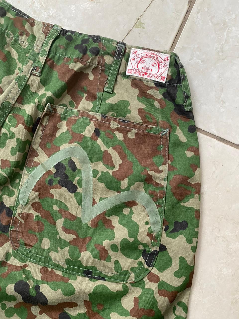 Evisu Evisu Cargo Seagull Kanji Art by Yamane Camouflage Pattern Size US 30 / EU 46 - 3 Thumbnail