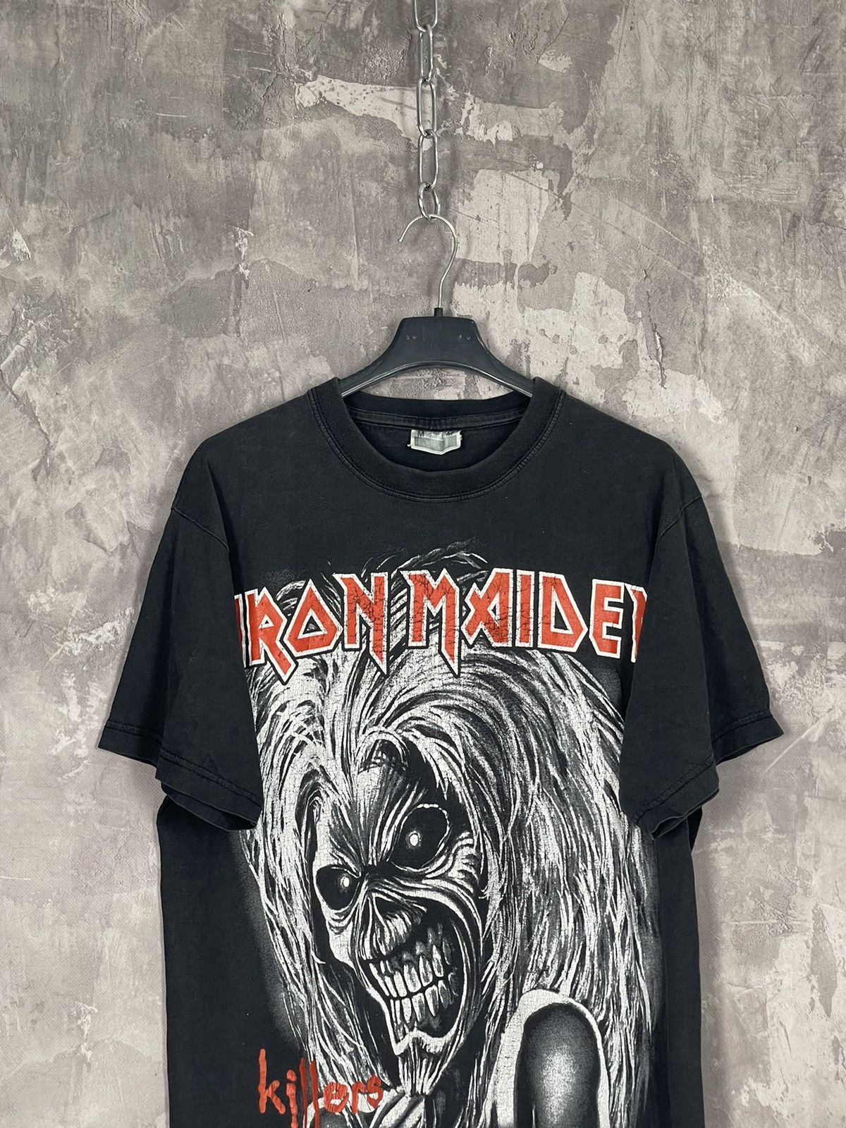 Band Tees Iron Maiden VTG 00s Killer Distressed Vintage tshirt Size US M / EU 48-50 / 2 - 2 Thumbnail