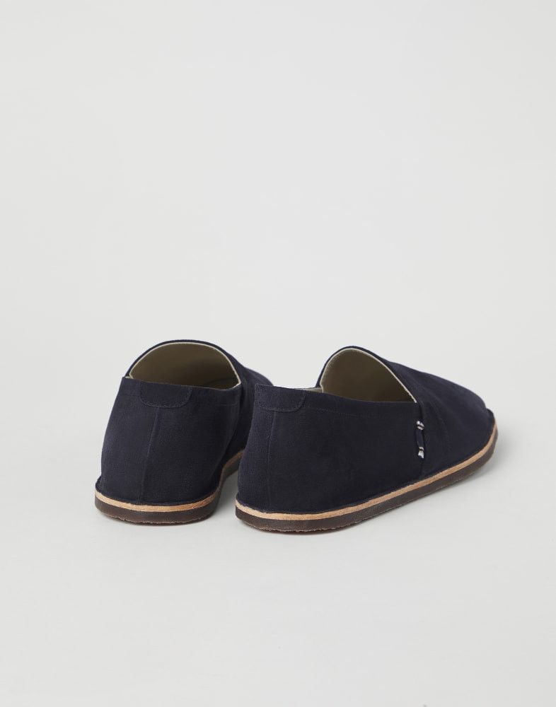 Brunello Cucinelli o1w1db10725 Suede Espadrilles in Navy Blue Size US 9 / EU 42 - 3 Thumbnail