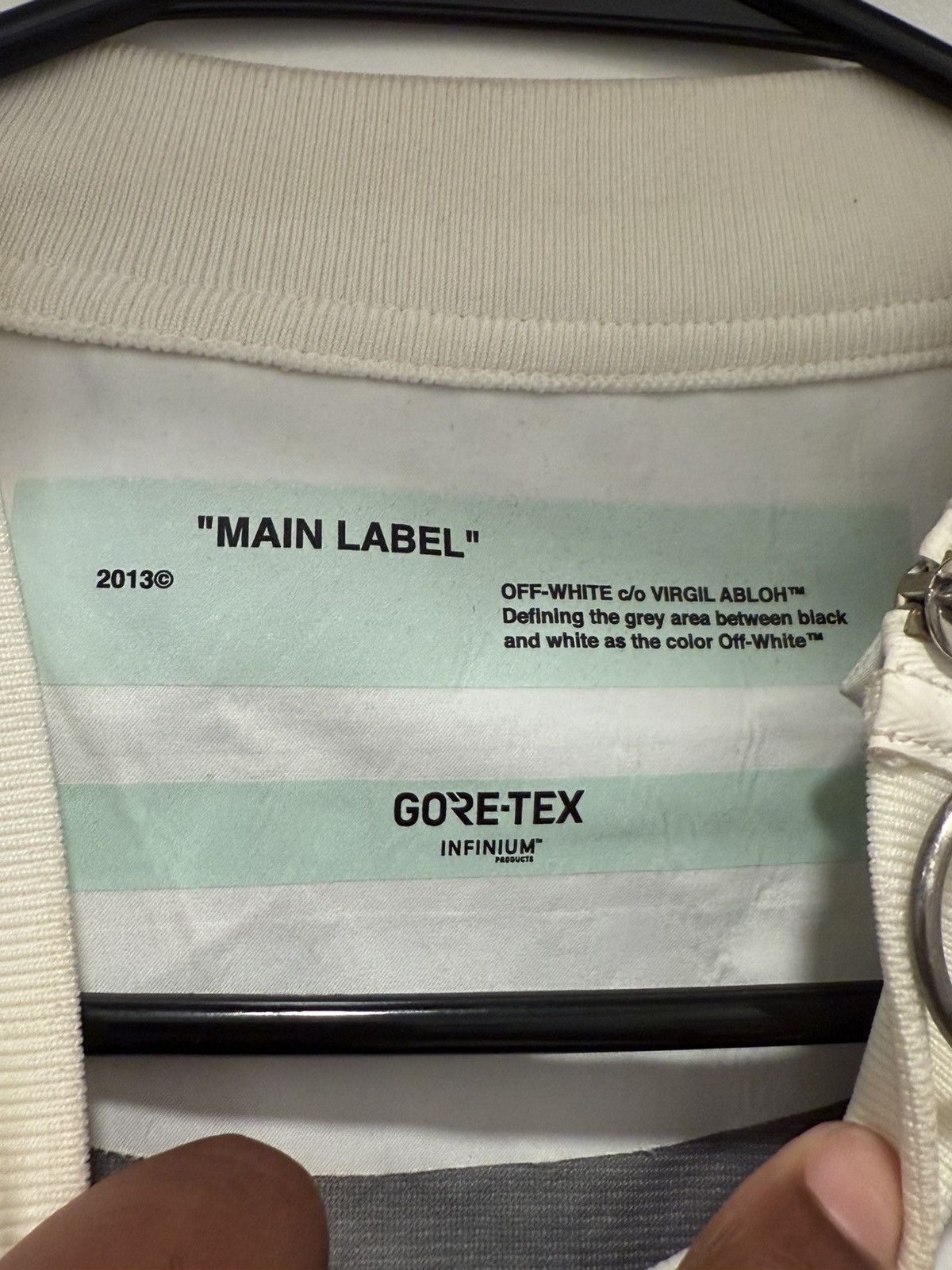 Off-White Rare OFF-WHITE Goretex Graffiti Print Shirt Gore Virgil Ablo Size US L / EU 52-54 / 3 - 9 Thumbnail
