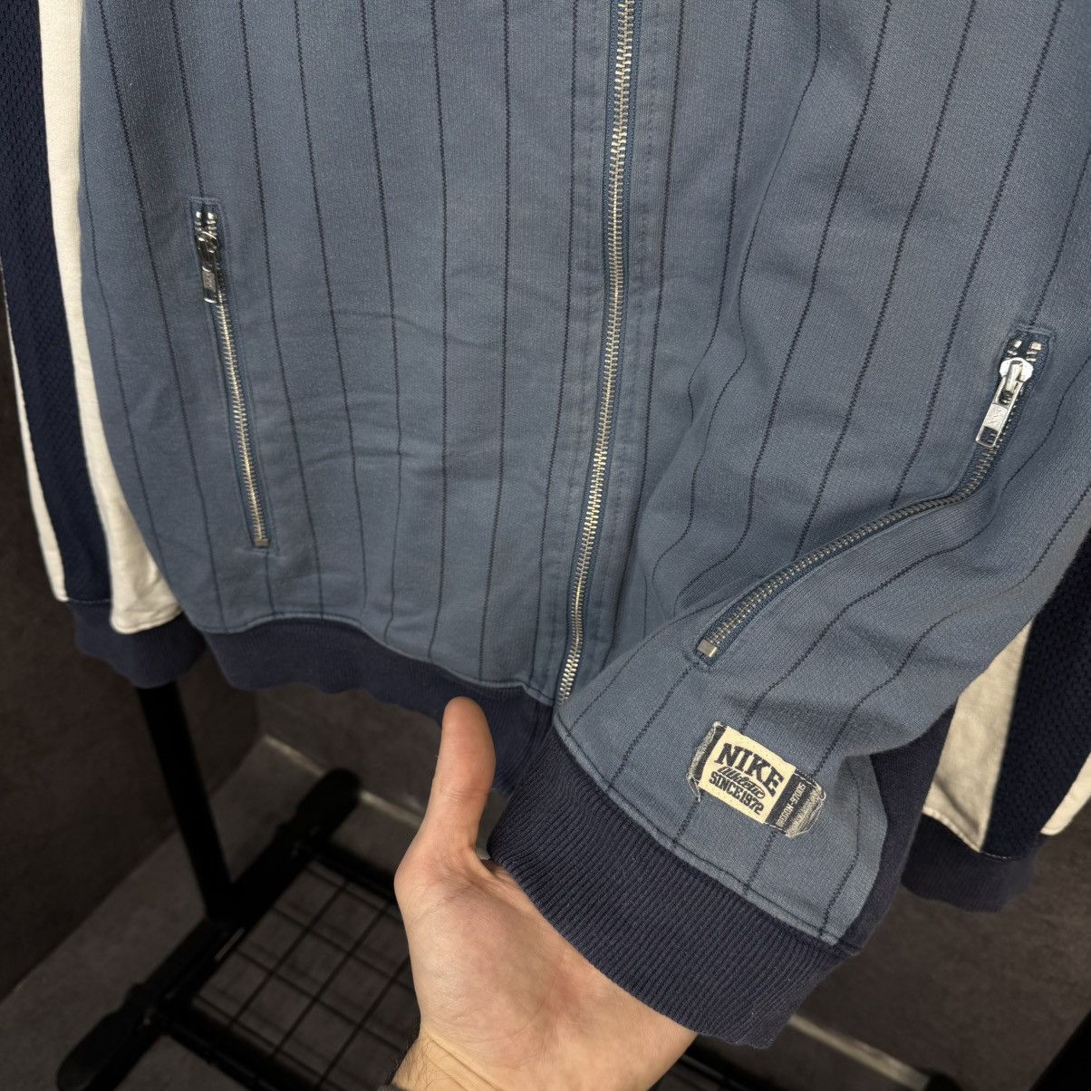 Nike × Vintage Nike zip sweatshirt vintage swoosh Size US M / EU 48-50 / 2 - 5 Thumbnail
