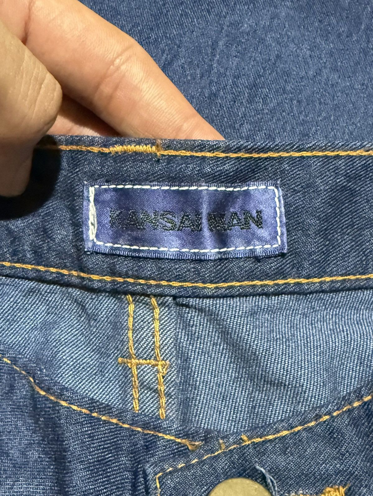 Kansai Yamamoto Kansai Man Dragon Kansai Yamamoto Denim Pants Size US 34 / EU 50 - 8 Thumbnail