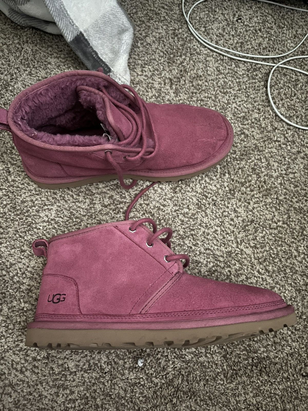 Ugg Uggs pink ankle boots Size US 12 / IT 42 - 2 Thumbnail