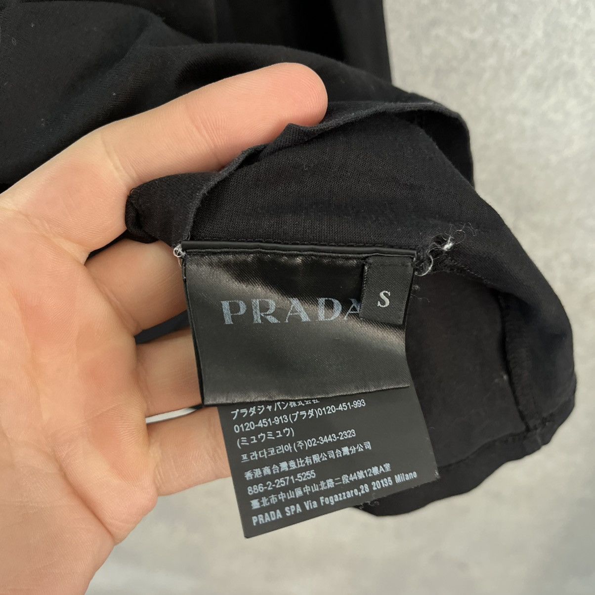 Prada Prada polo long sleeve Black Size US S / EU 44-46 / 1 - 11 Thumbnail