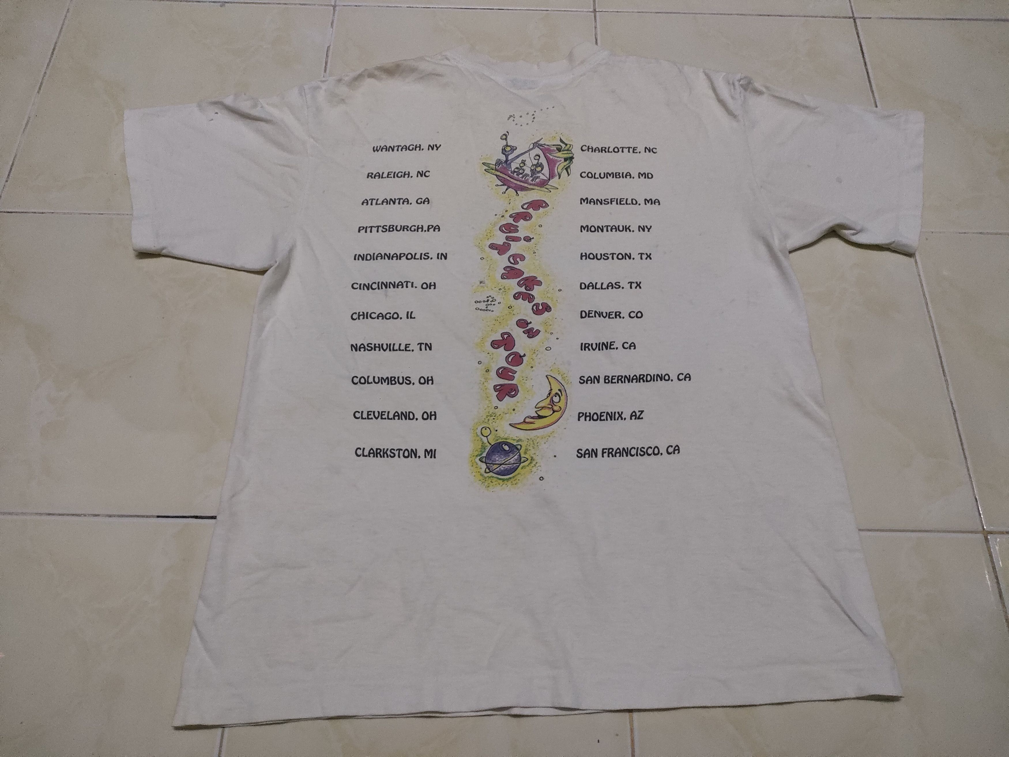 Vintage Vintage Jimmy Buffett on Tour Music Rock T-Shirt Size US L / EU 52-54 / 3 - 2 Thumbnail