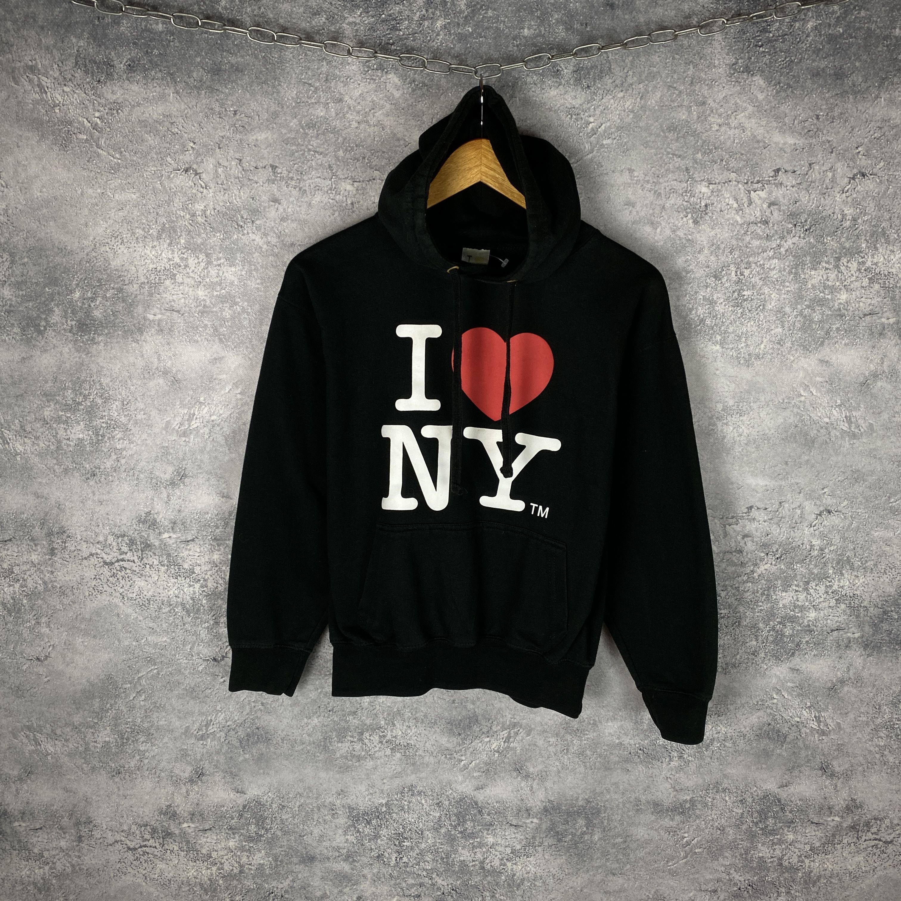 I Love NY I Love NY Hoodie Men's Size S Black Long Sleeve Size US S / EU 44-46 / 1 - 1 Thumbnail