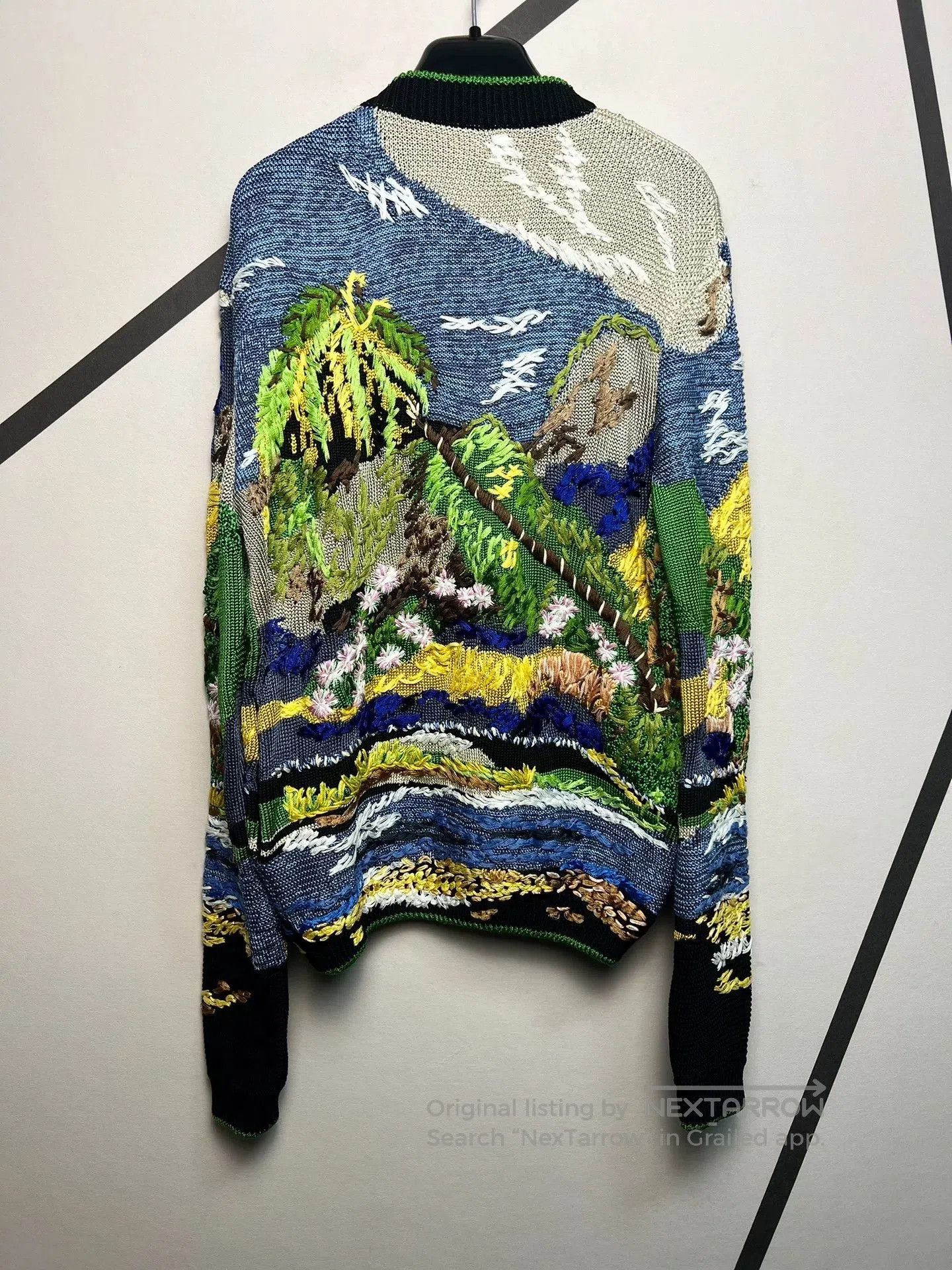 Saint Laurent Paris Saint Laurent Colorful Floral Embroidery Cardigan. Size US XS / EU 42 / 0 - 2 Thumbnail