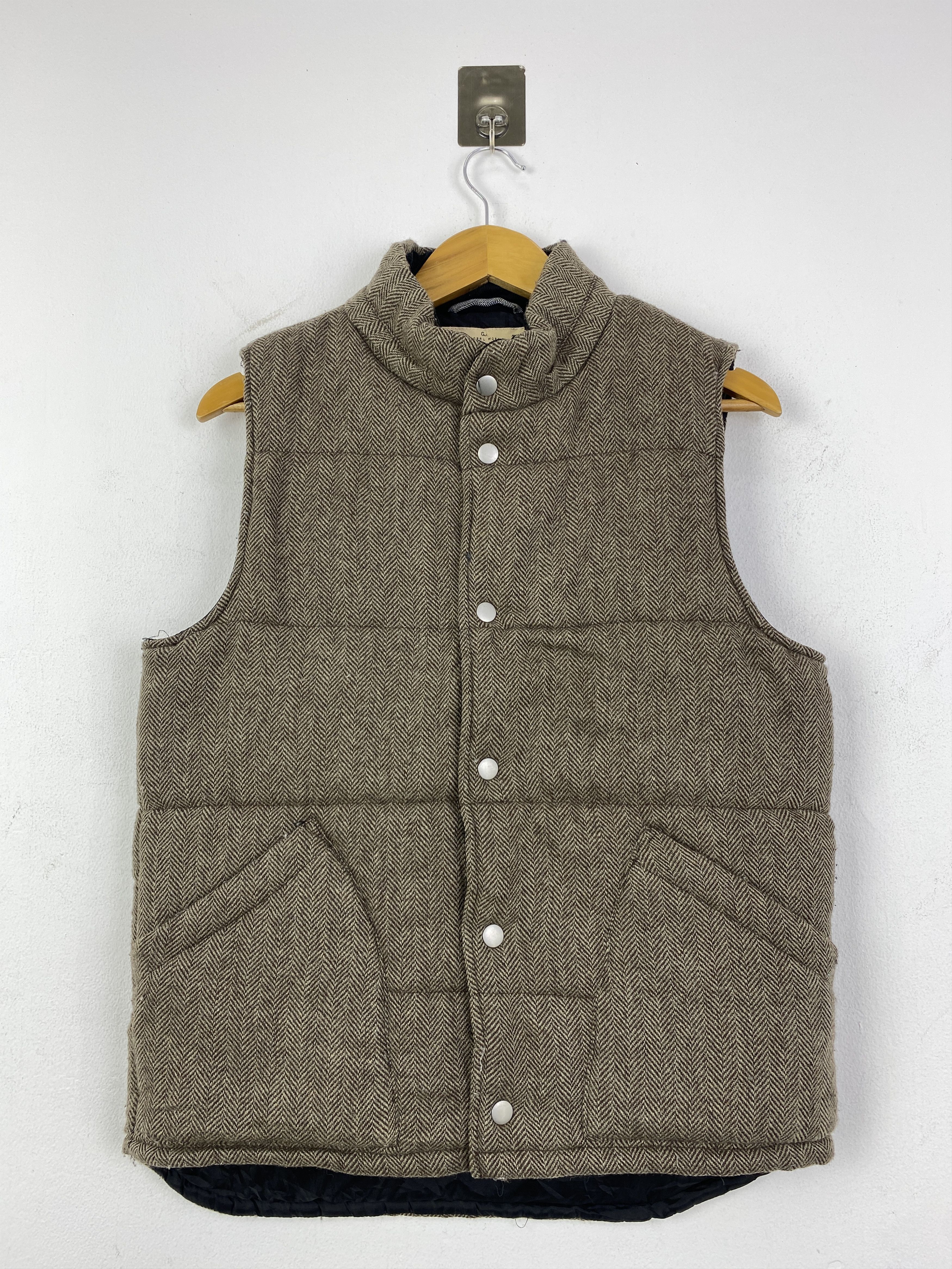 Global Work Vintage Global Work Herringbone Puffer Vest Jacket JA0204 Size US M / EU 48-50 / 2 - 1 Thumbnail