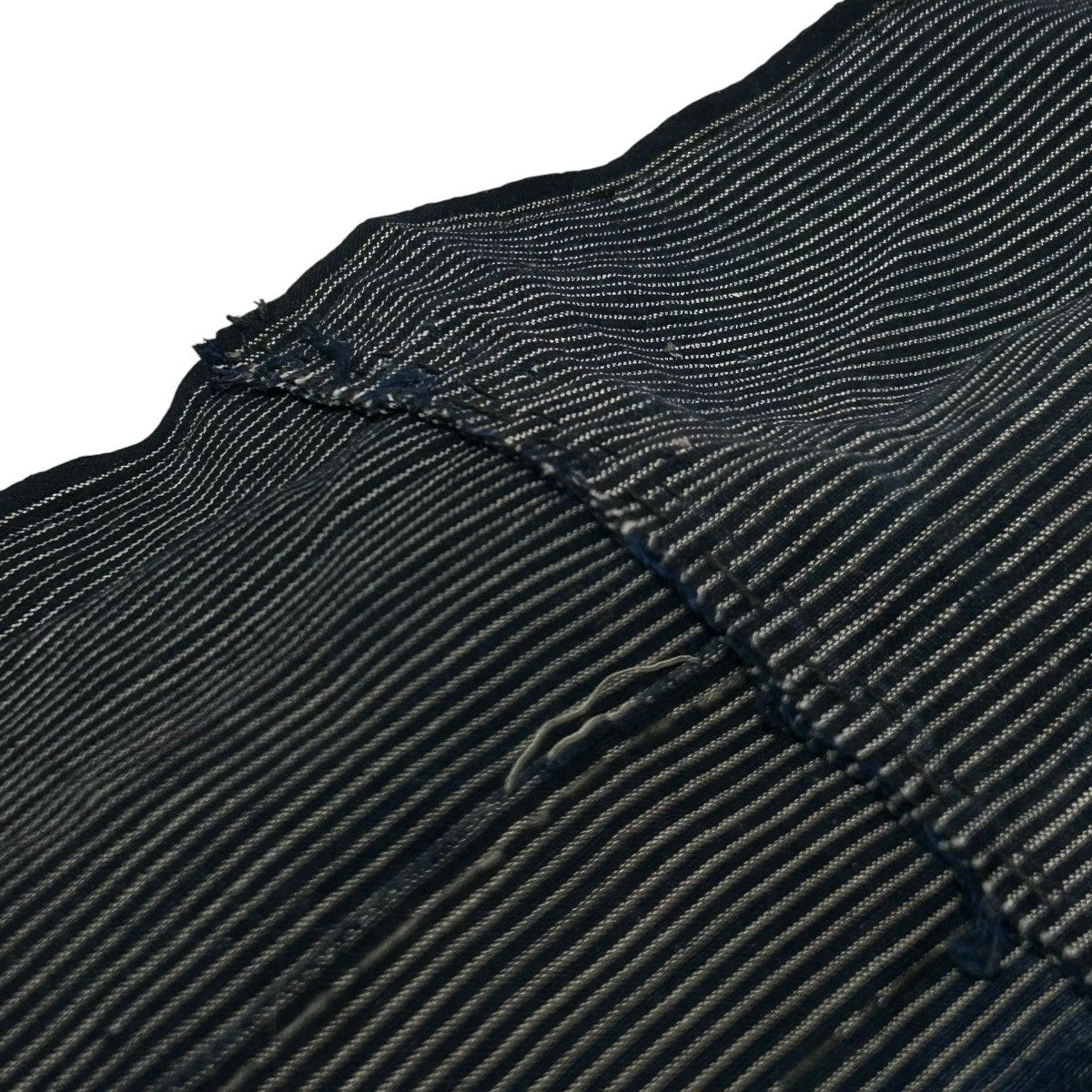 Japanese Brand 321 1930s BORO Japanese Indigo Fabric Vintage Cloth Kimono Size ONE SIZE - 18 Thumbnail