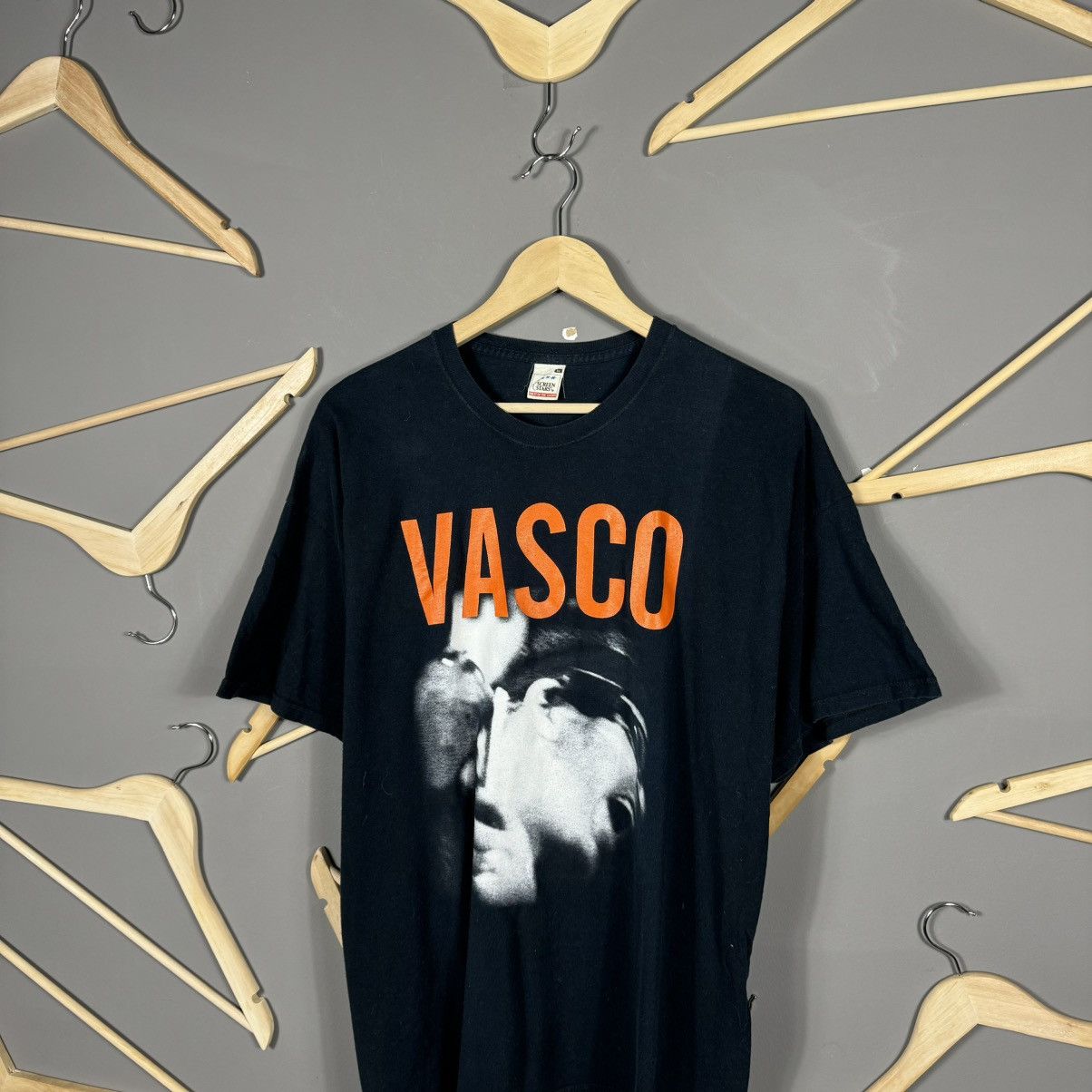 Band Tees Vasco Rossi Basta Poco Concert Tee 2007 Screen Stars Size US XL / EU 56 / 4 - 3 Thumbnail