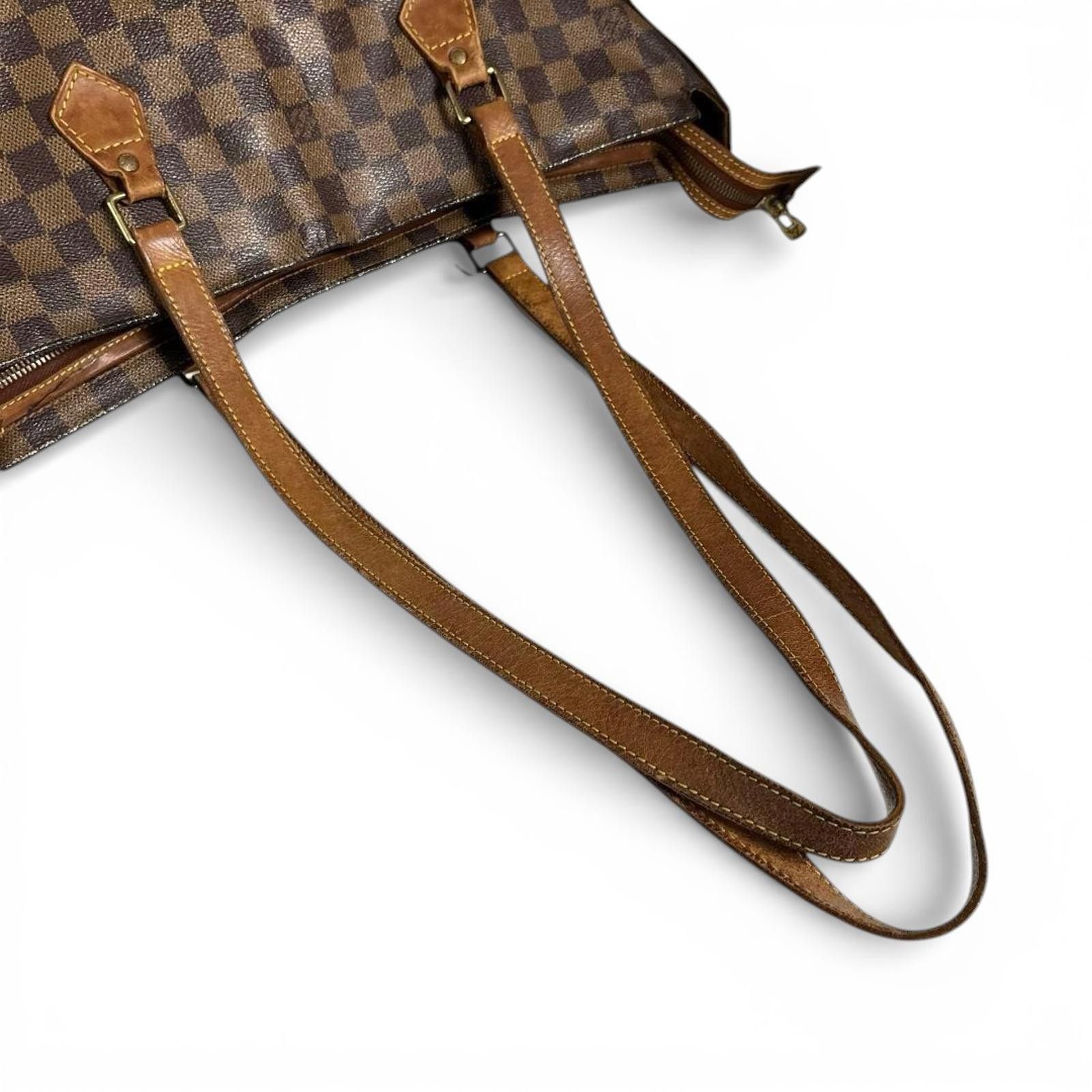 Louis Vuitton Louis Vuitton - Damier Ebene Canvas Tote Bag Size ONE SIZE - 5 Thumbnail