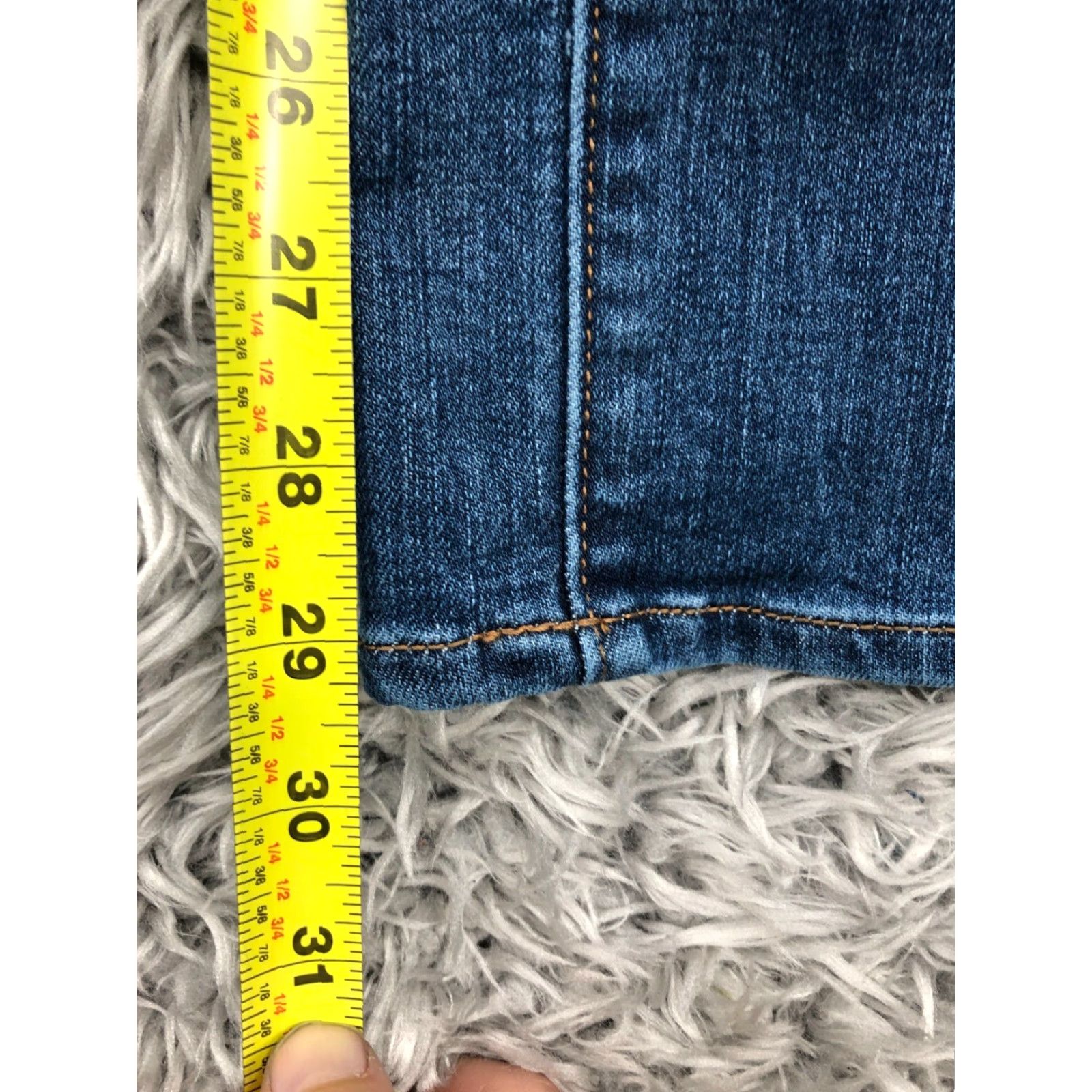 Lands' End Lands' End Jeans Size 10 Womens Medium Wash Blue Size 32" / US 10 / IT 46 - 3 Thumbnail
