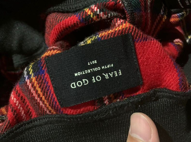 Fear of God Fear of God Red plaid trousers Size US 32 / EU 48 - 4 Thumbnail