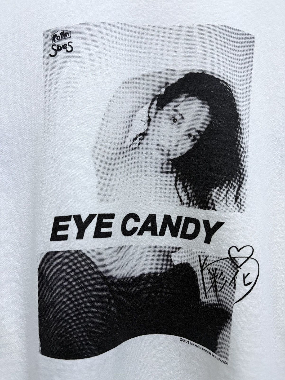 Hot Model Sex 2000's Porn Saves - Eye Candy ( Kahoku Ayaka ) L/S T-Shirt Size US L / EU 52-54 / 3 - 5 Thumbnail