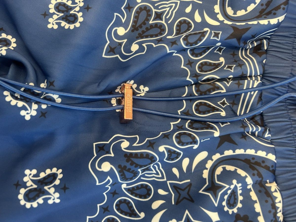 GUAPI Electric Blue Paisley Track Pants Size US 32 / EU 48 - 3 Thumbnail