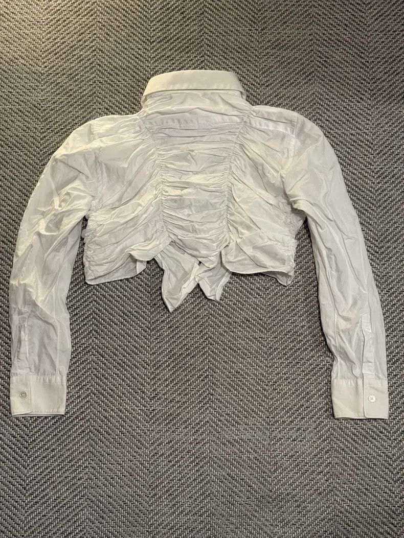 Comme des Garcons Comme Des Garcons Pure white gathered top Size XS / US 0-2 / IT 36-38 - 7 Thumbnail