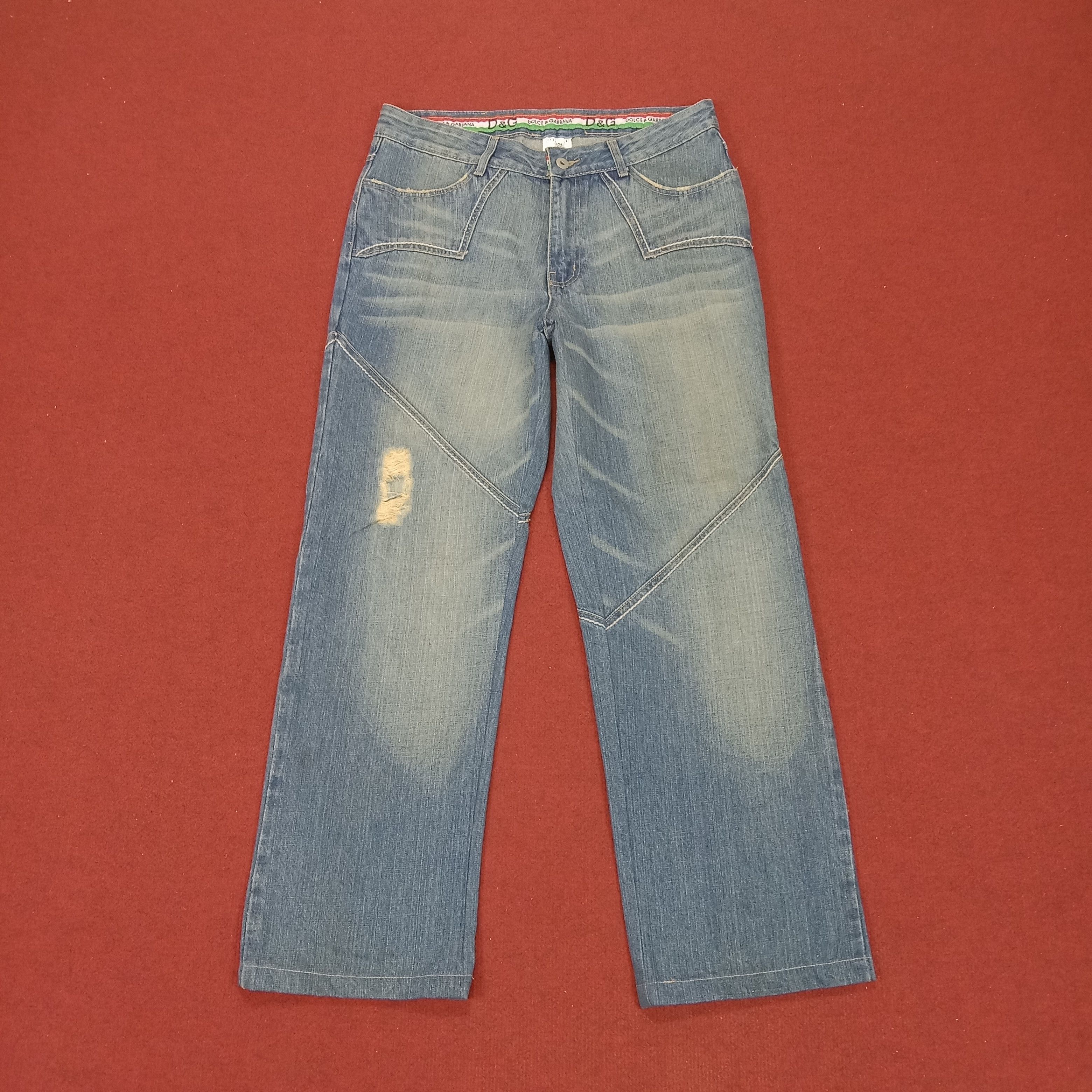 Dolce & Gabbana Fashion Style Streetwear Distressed Jeans
