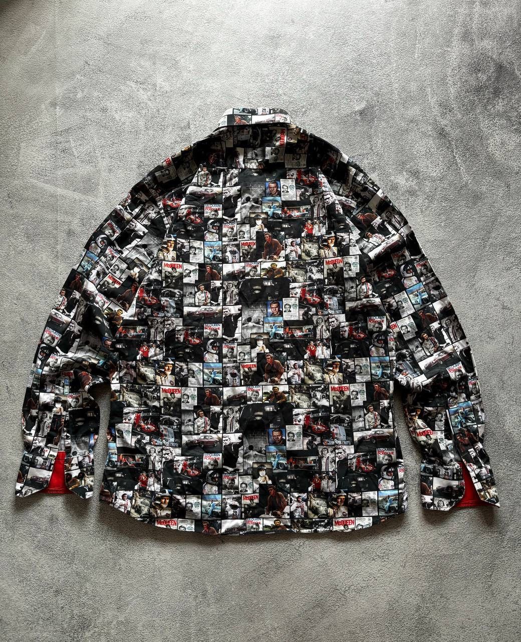 Japanese Brand McQueen Porsche Logo distressed shirt Claudio Lugli Size US M / EU 48-50 / 2 - 2 Thumbnail