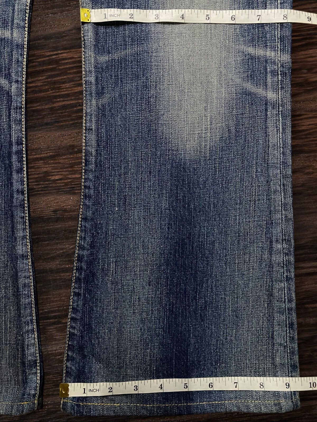 Junya Watanabe Vintage Japanese Brand Edwin 503 Mud Wash Distressed Flare Size US 33 - 22 Thumbnail