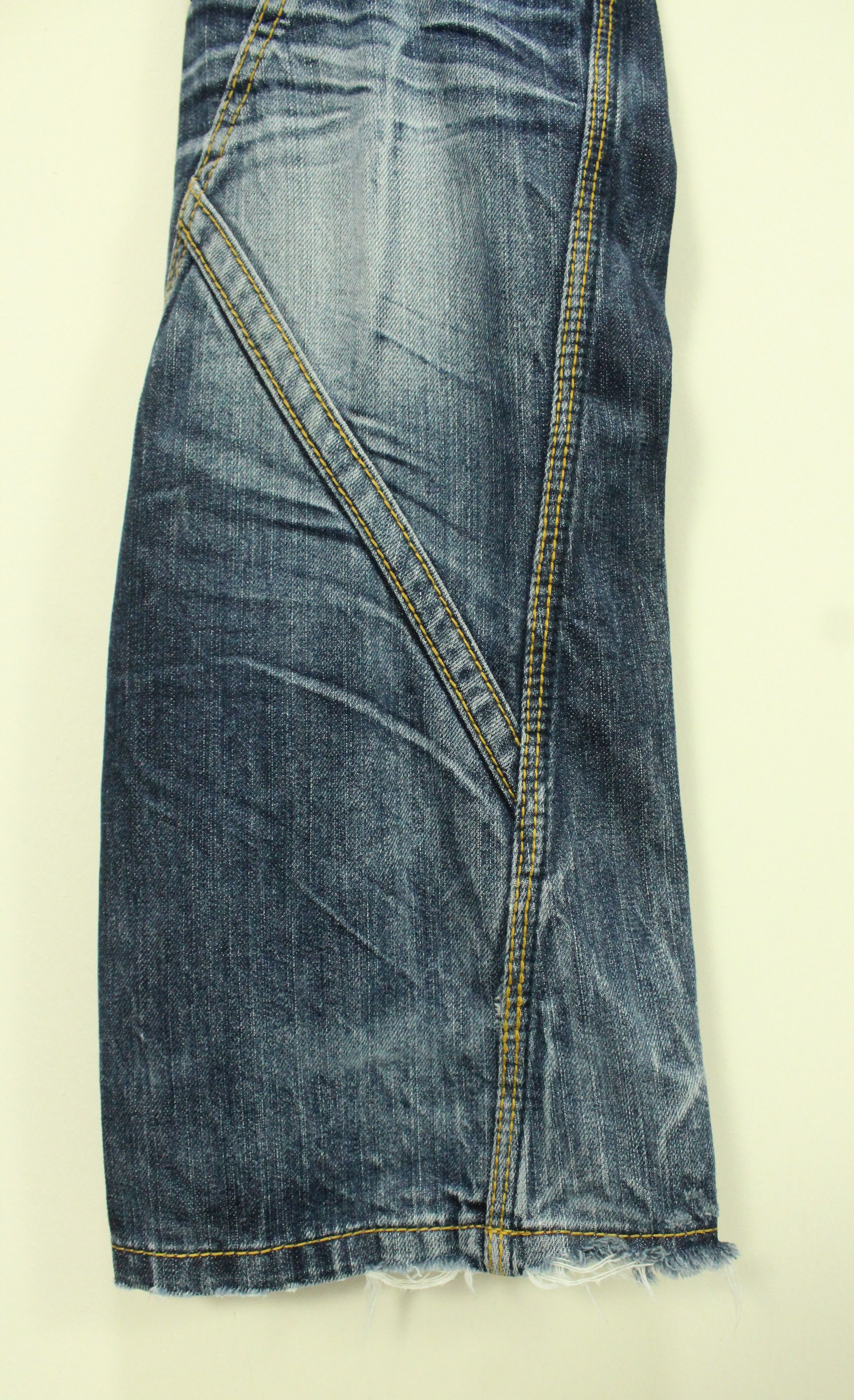 Matsuda Flared NICOLE HIDEAWAYS Denim Distressed kAPITAL LGB Style Size US 32 / EU 48 - 13 Thumbnail