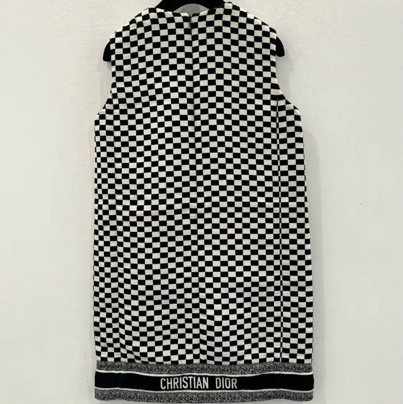 Dior Dior Black Cotton Sleeveless Dress 0089 Size S / US 4 / IT 40 - 1 Thumbnail