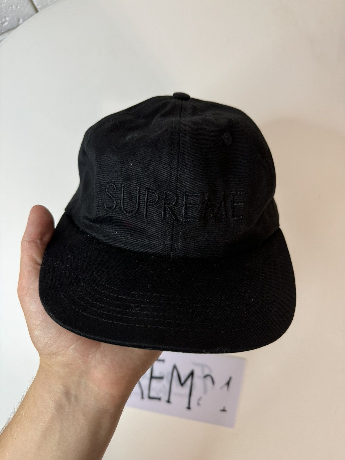 Vintage Supreme FW15 Total 6 panel cap hat Size ONE SIZE - 2 Thumbnail