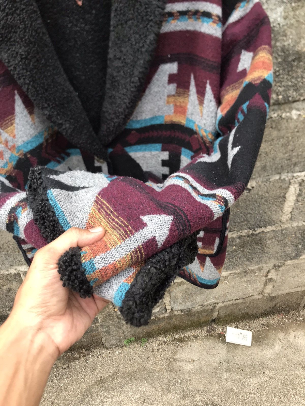 Japanese Brand ⚡️Vintage Southwestern Titicaca Navajo Patterned Coat Jacket Size US XL / EU 56 / 4 - 6 Thumbnail