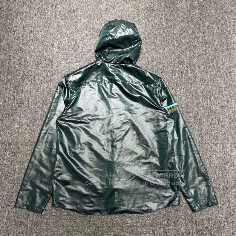 Hermes Hermes Hooded Patchwork Windbreaker Coat Size US L / EU 52-54 / 3 - 6 Thumbnail