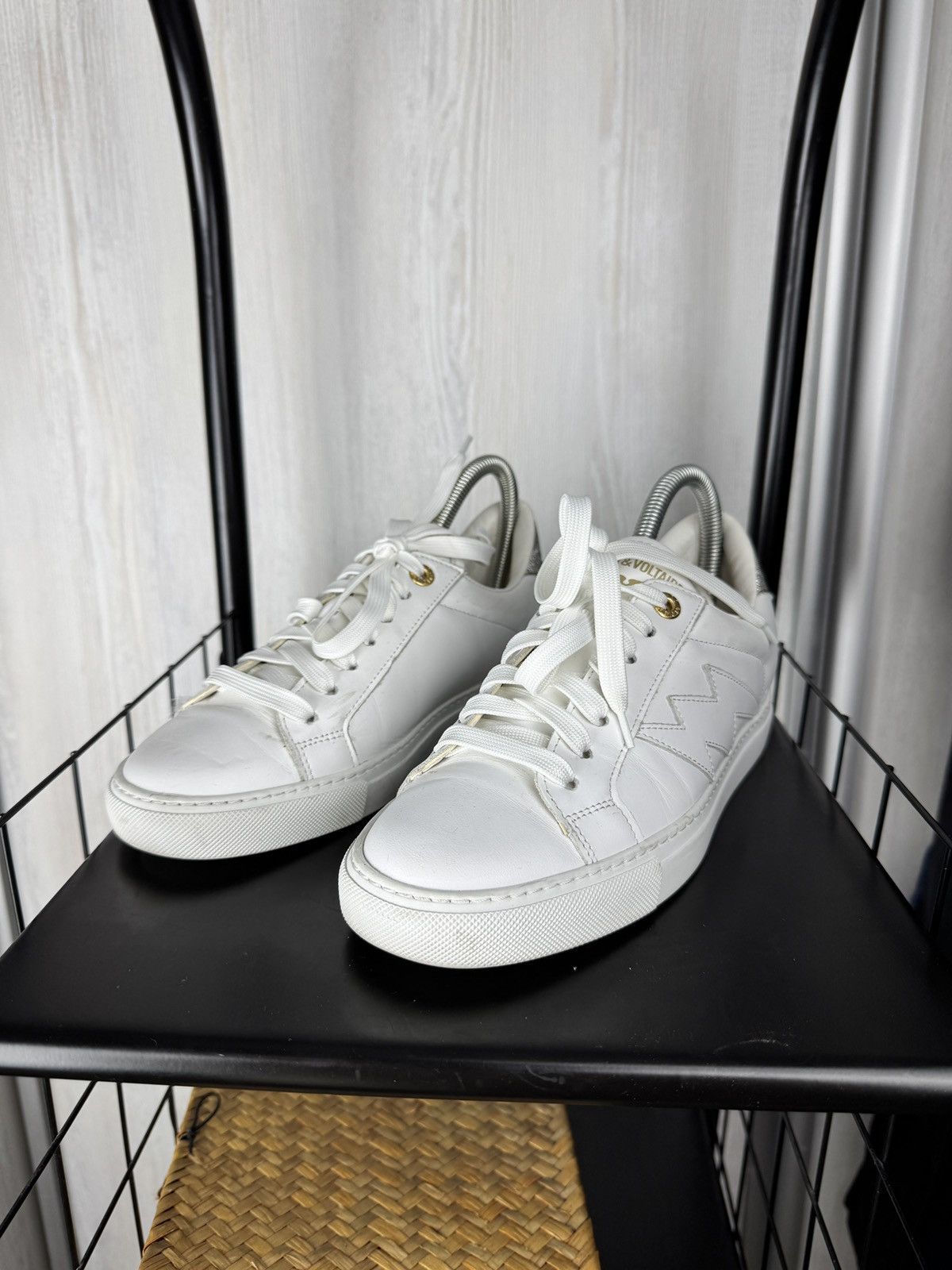 Zadig & Voltaire Zadig & Voltaire ZV 1747 Flash White leather low sneakers 38 Size US 8 / IT 38 - 9 Thumbnail