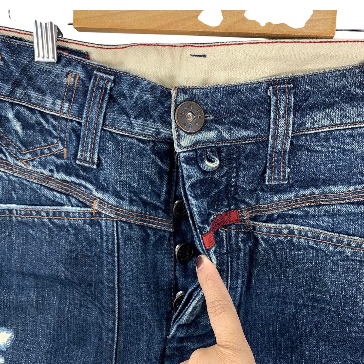 Marithe + Francois Girbaud MARITHE FRANCOIS GIRBAUD Italy S Giovanni In Marignano Denim Size US 29 - 4 Thumbnail