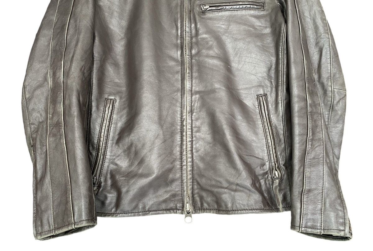 Boycott Rare🔥BOYCOTT Leather Zipper Jacket Vintage Size US S / EU 44-46 / 1 - 4 Thumbnail