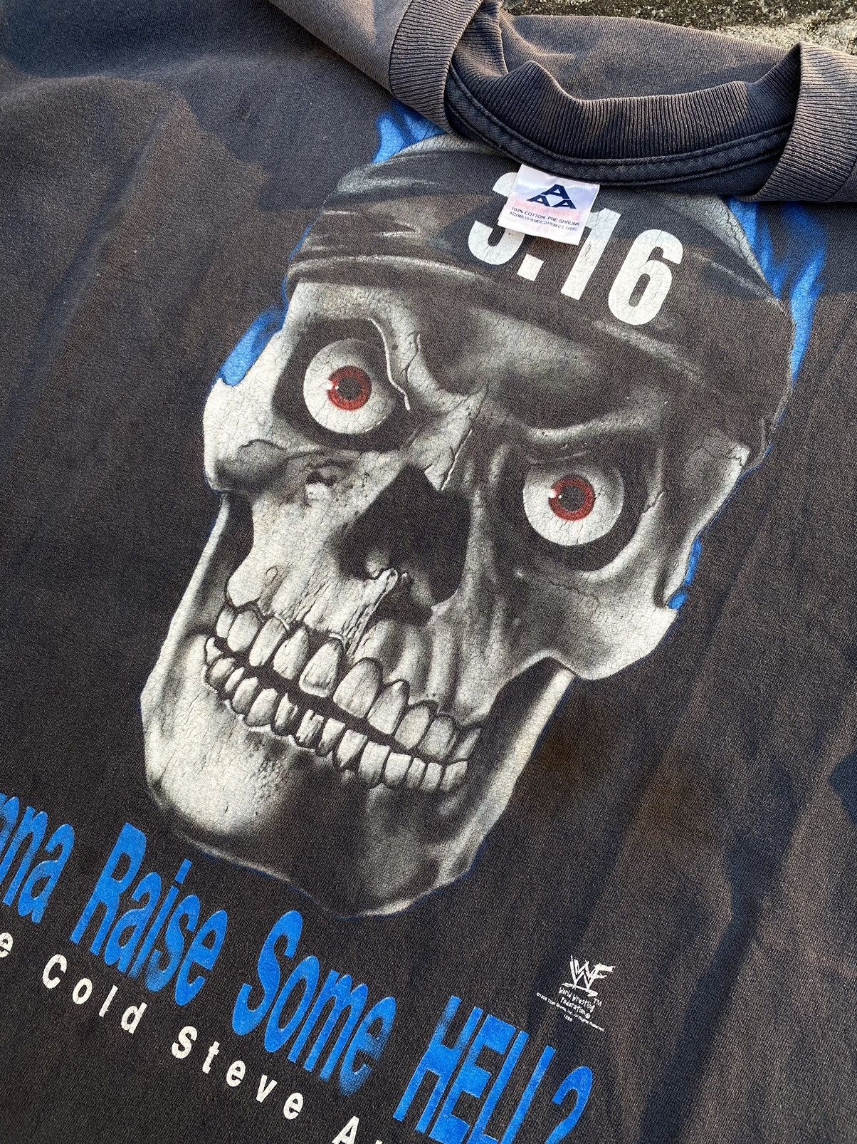 Vintage × WWE Vintage WWF Stone Cold Steve Austin Wanna Raise Some Hell? Size US XL / EU 56 / 4 - 6 Thumbnail