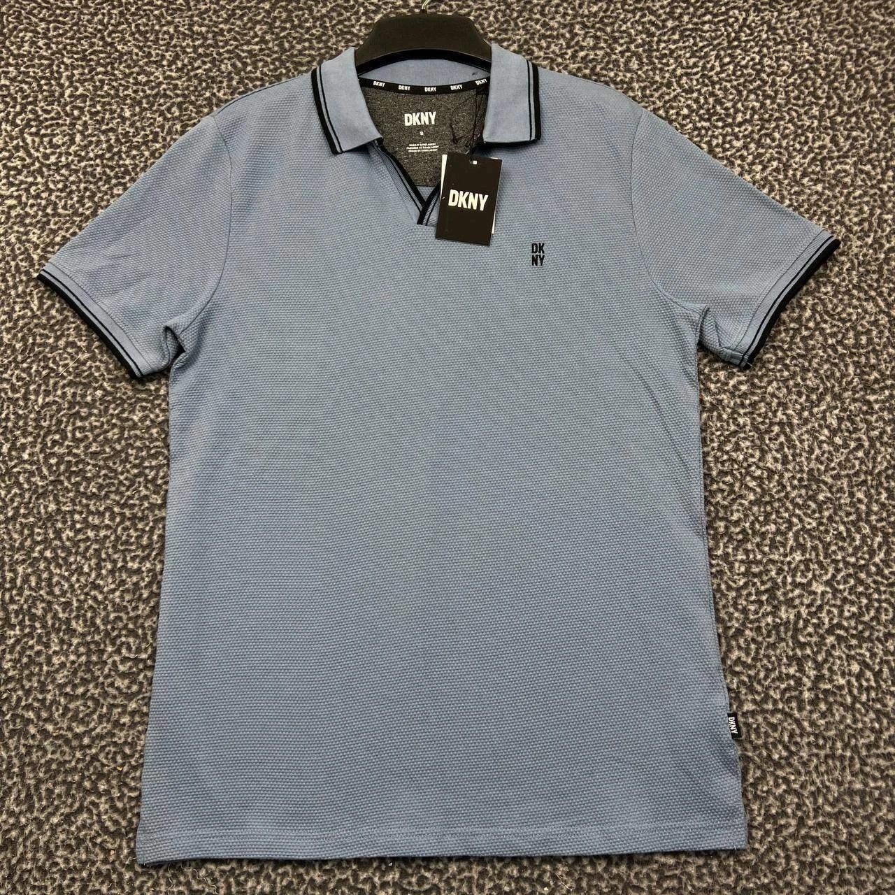DKNY DKNY Polo Shirt Men Blue Short Sleeve Collared New S Size US S / EU 44-46 / 1 - 1 Thumbnail
