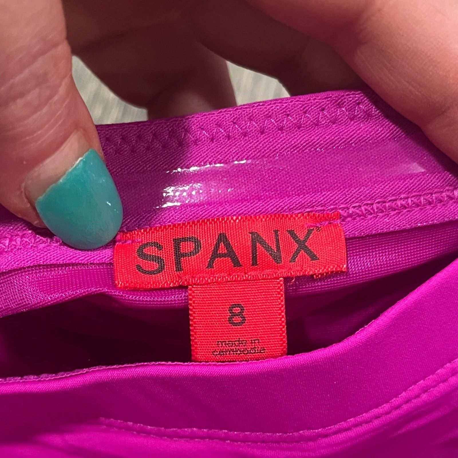 Spanx NWT Spanx Let's Go Slimming Shapewear Hi-Rise Berry Size 8 Size ONE SIZE - 3 Thumbnail
