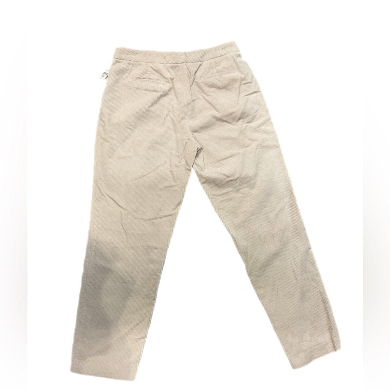 Vintage Cotton Corduroy Off-White Pants Size 32" / US 10 / IT 46 - 2 Thumbnail
