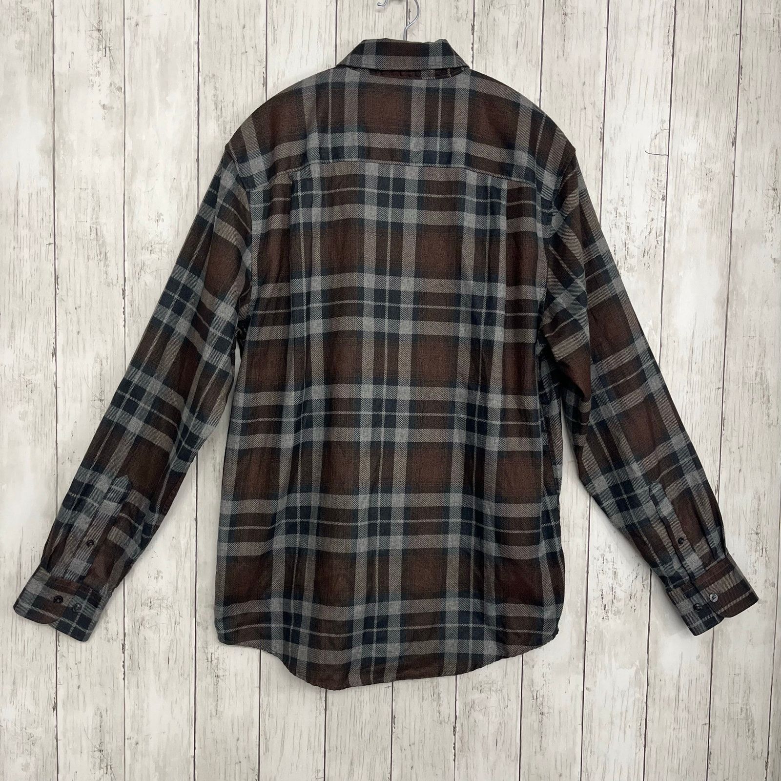 Other James Tattersall Plaid Soft Microfiber Button Down Shirt Size US L / EU 52-54 / 3 - 2 Thumbnail
