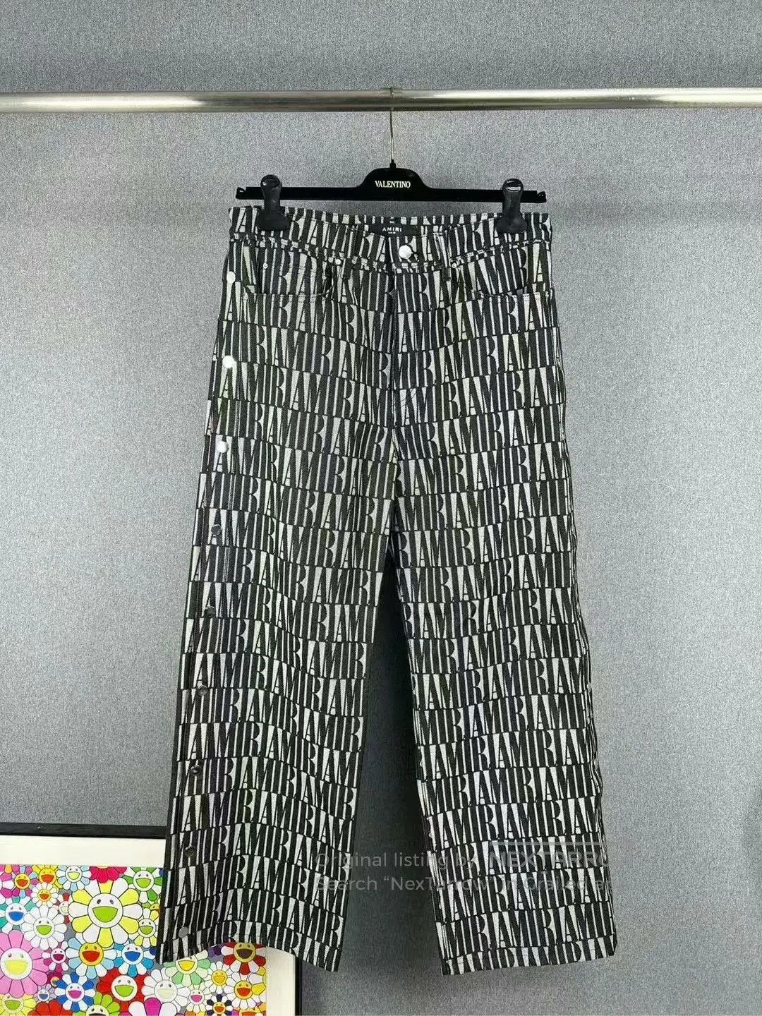 Amiri amiri logo detail side button jeans. Size US 32 / EU 48 - 1 Thumbnail