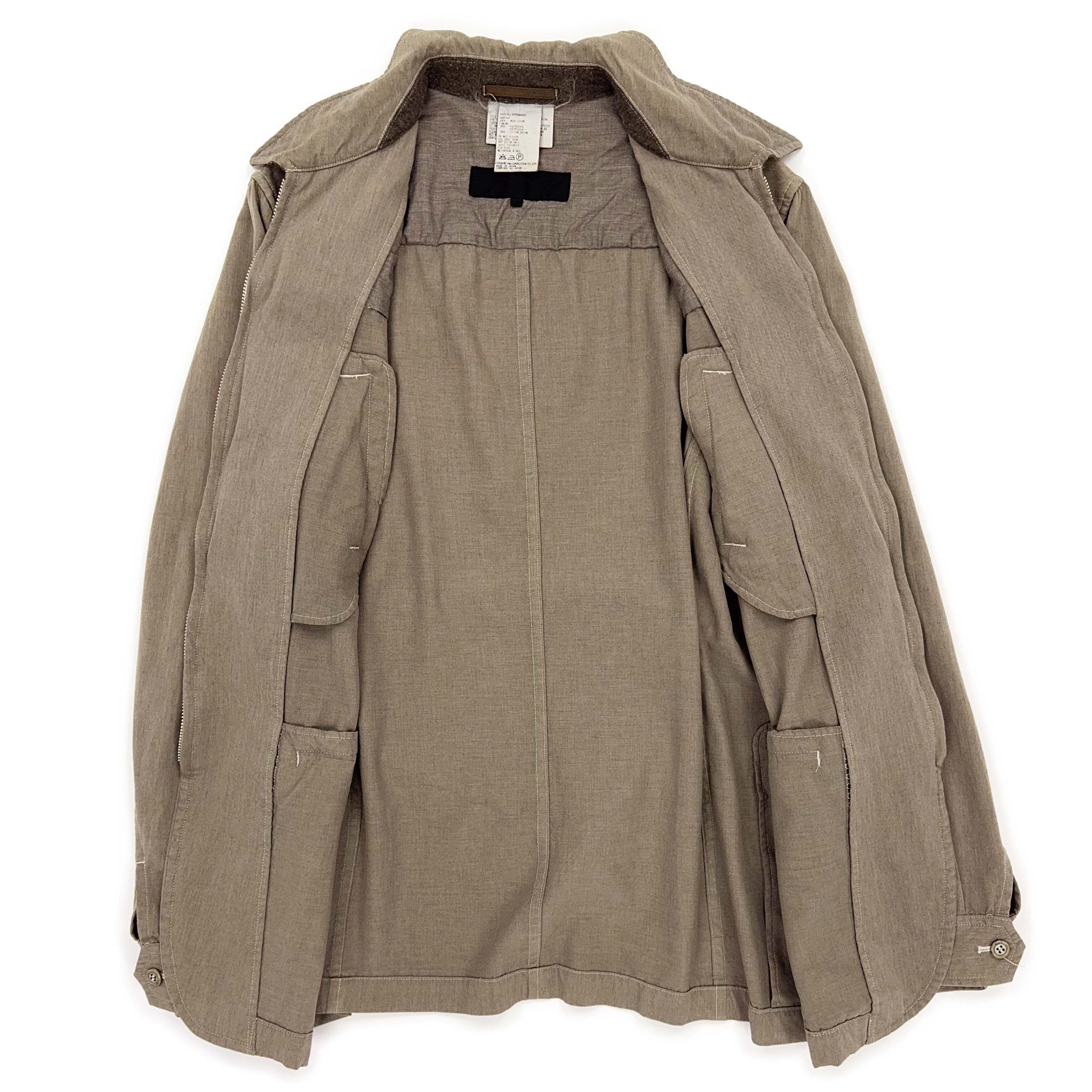 Comme des Garcons Homme Plus SS99 Reversible Belted Wool Jacket Size US M / EU 48-50 / 2 - 2 Thumbnail