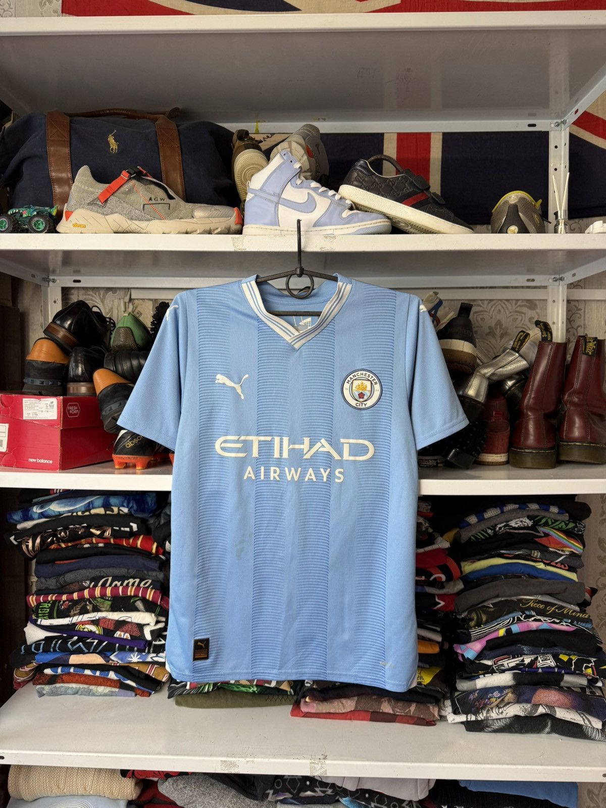 Puma Puma Mens Manchester City 2023 Home Jersey Soccer Blokecore Size US S / EU 44-46 / 1 - 21 Thumbnail