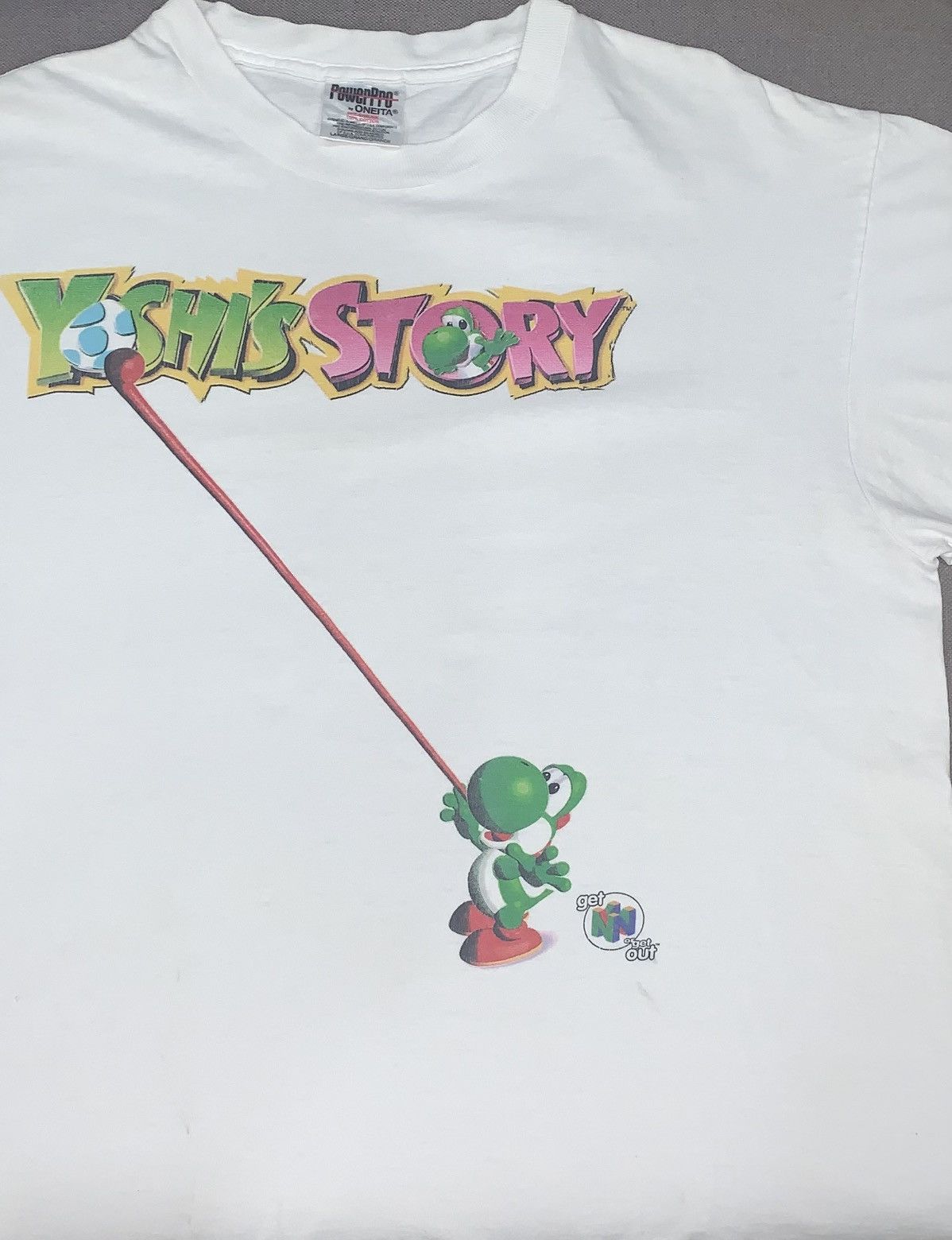 Vintage 90s N64 Yoshi's Story T-shirt