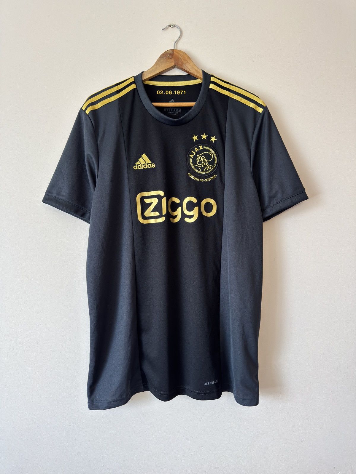 Adidas Ajax 2020-2021 Third 50th Anniversary Soccer Jersey Shirt Size US XL / EU 56 / 4 - 1 Thumbnail