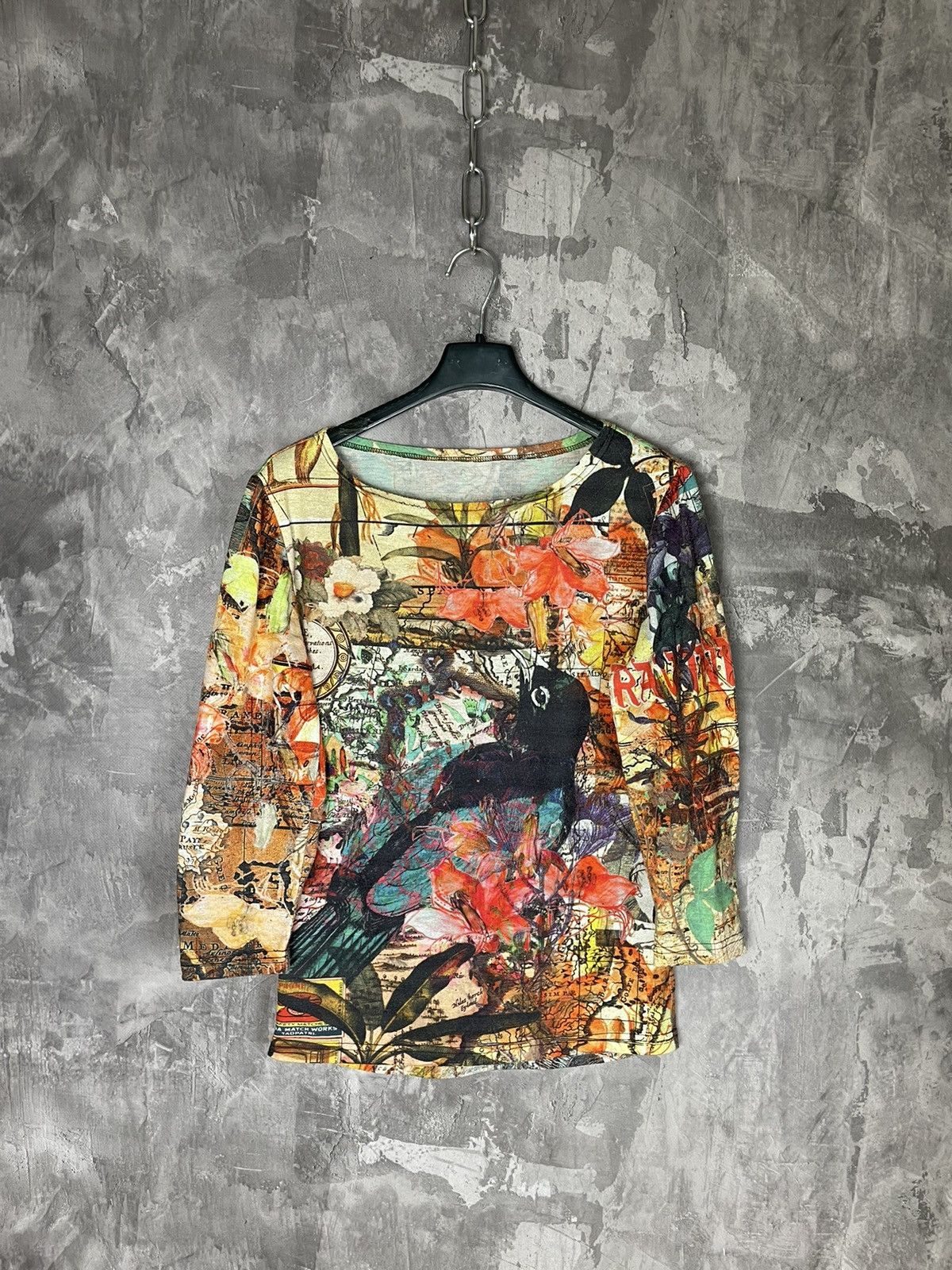 Japanese Brand Avant Garde Multicolour Y2K JPG Style Sweater Long sleeve Size M / US 6-8 / IT 42-44 - 1 Thumbnail