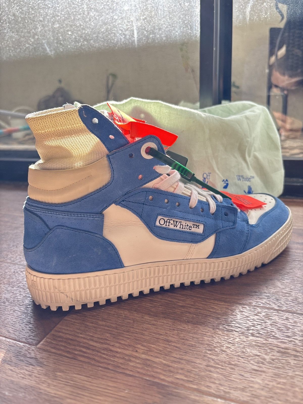 Off-White OFF-WHITE Off-Court 3.0 High White Sky Blue Size US 11.5 / EU 44-45 - 4 Thumbnail
