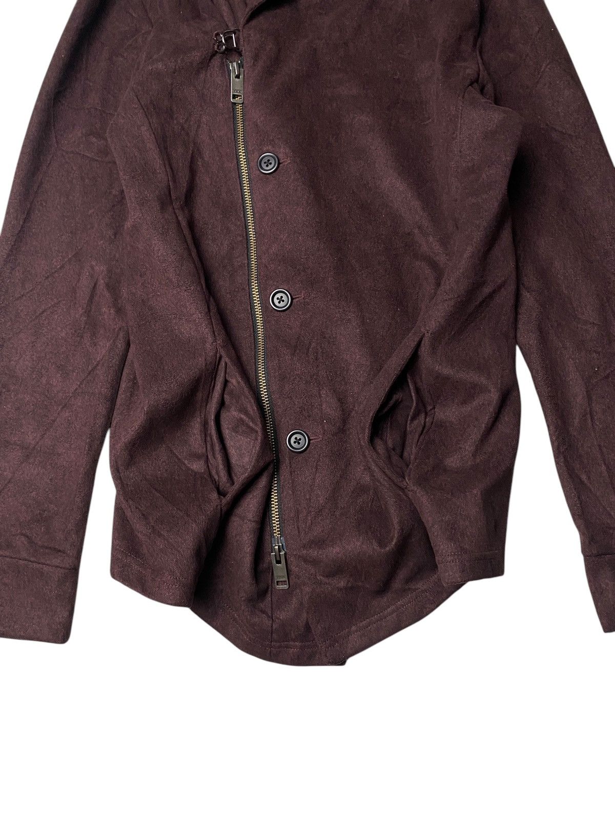 14th Addiction 2000's Tornado Mart Asymetric Sewn Zip Jacket Size US S / EU 44-46 / 1 - 8 Thumbnail