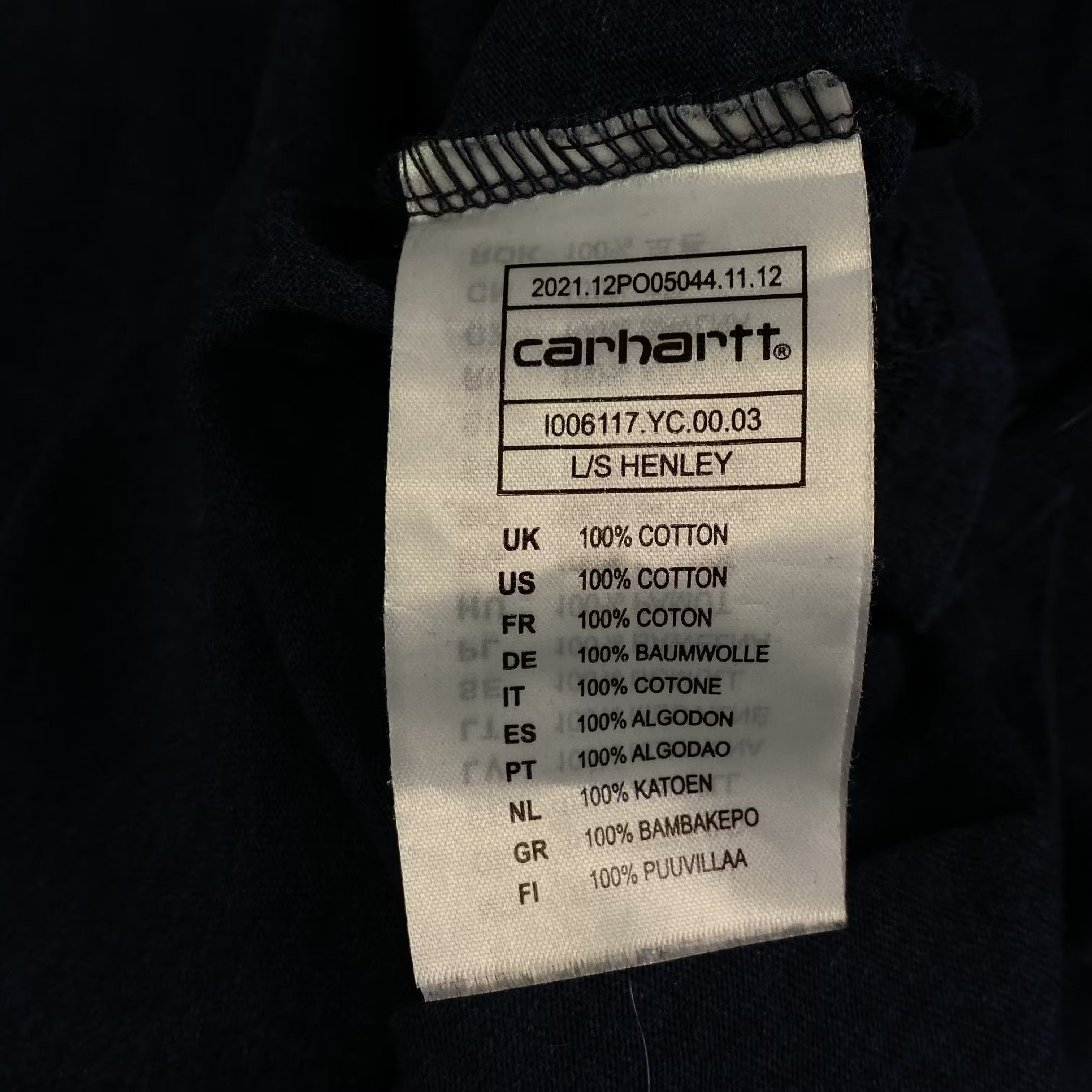 Carhartt × Carhartt Wip Mens T Shirt Long Sleeve Carhartt Size L Size US L / EU 52-54 / 3 - 5 Thumbnail