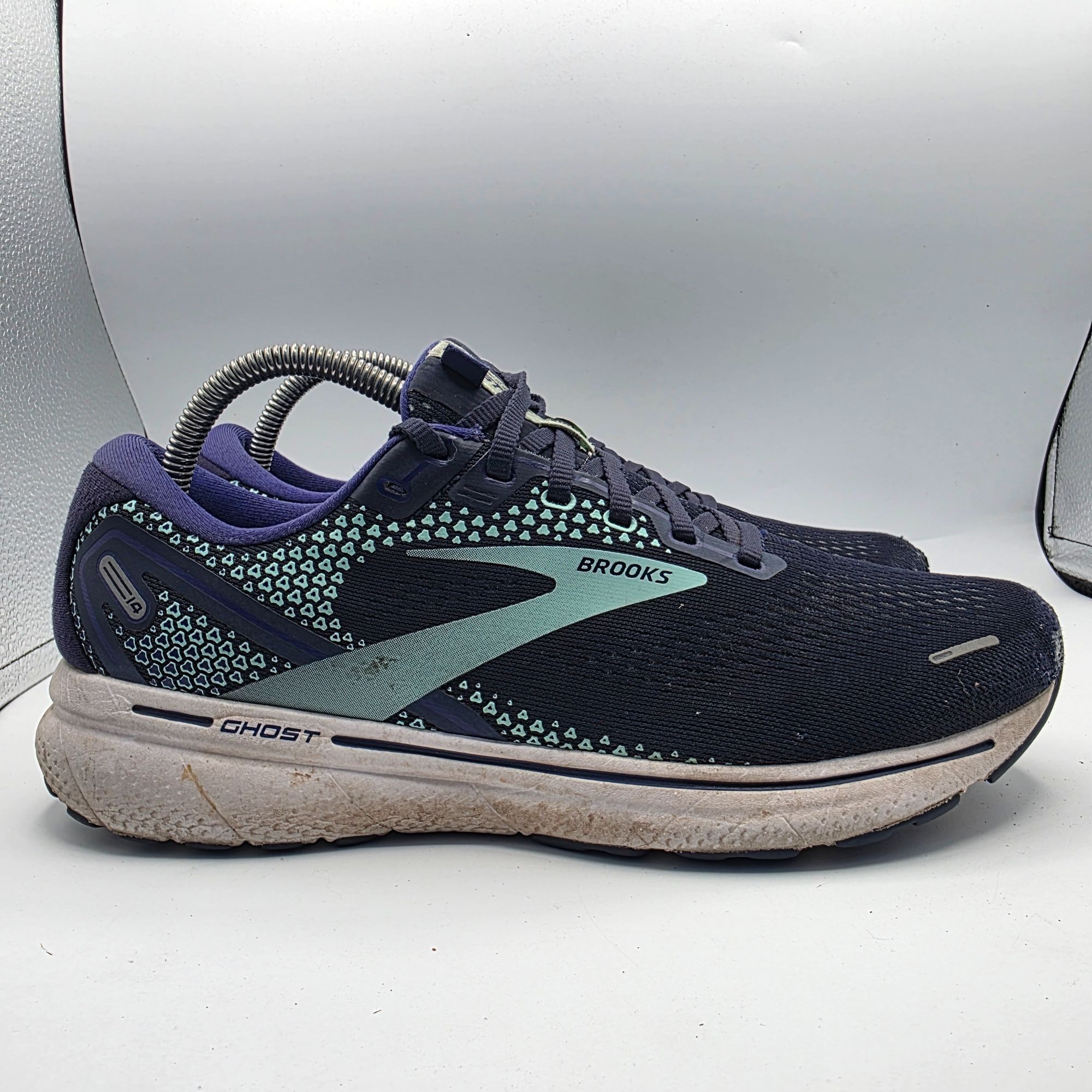 Brooks Brooks Ghost 14 Womens Size 10 Purple Peacoat Yucca Athletic Size US 10 / IT 40 - 12 Thumbnail