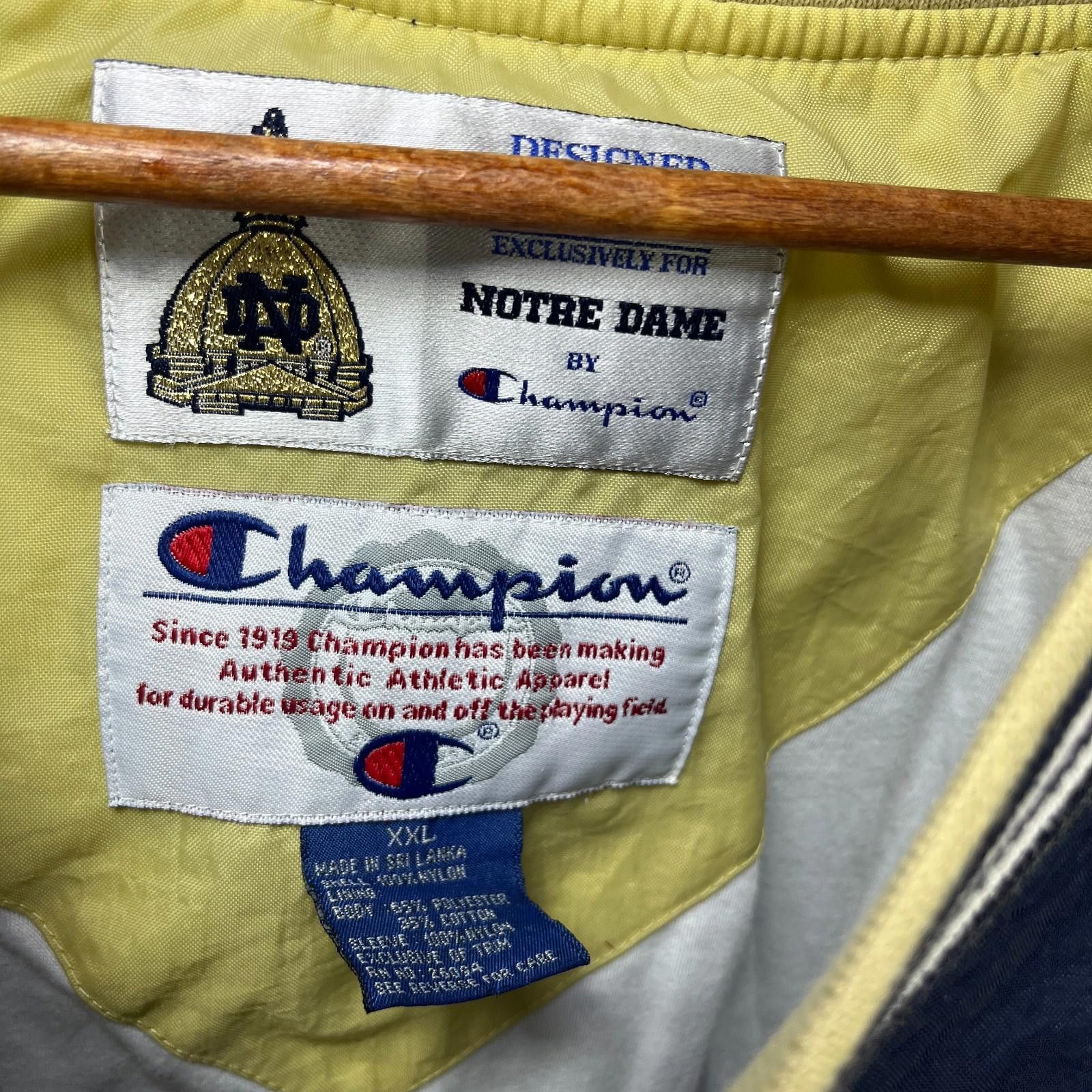 Other Vintage Champion Notre Dame Pullover Windbreaker XXL Size ONE SIZE - 3 Thumbnail