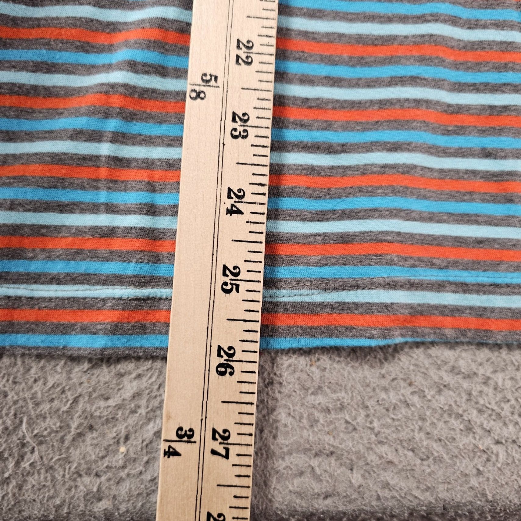 Mr Turk MR TURK Shirt Mens Small Blue Orange Striped Cotton Pullover Made USA Retro Polo Short Sleeve Collared Vintage No Size US S / EU 44-46 / 1 - 7 Thumbnail