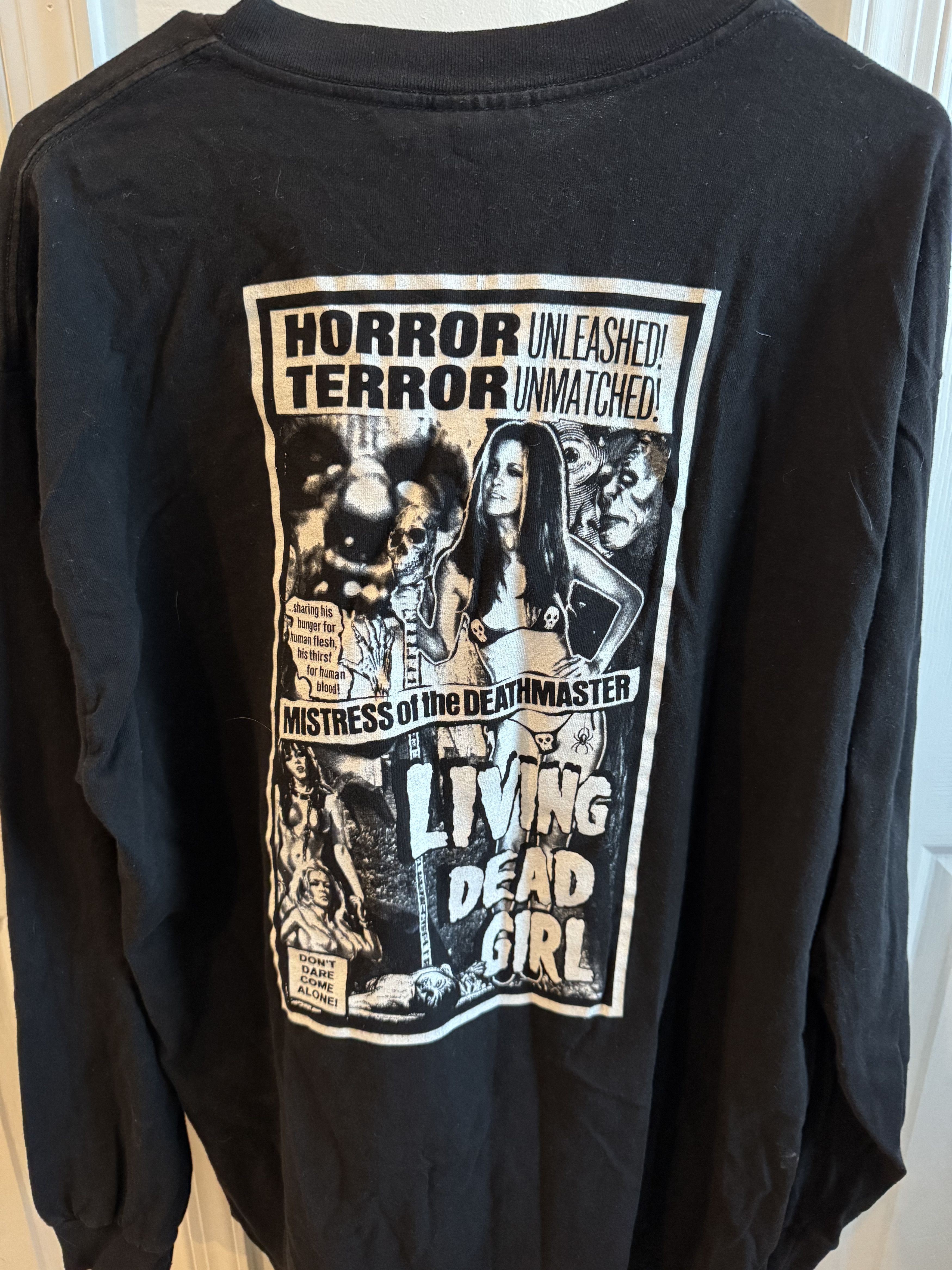 Vintage Rob Zombie - Call of the Zombie Long Sleeve Tee Size US XL / EU 56 / 4 - 2 Thumbnail